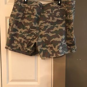 Lane Bryant camo girlfriend shorts